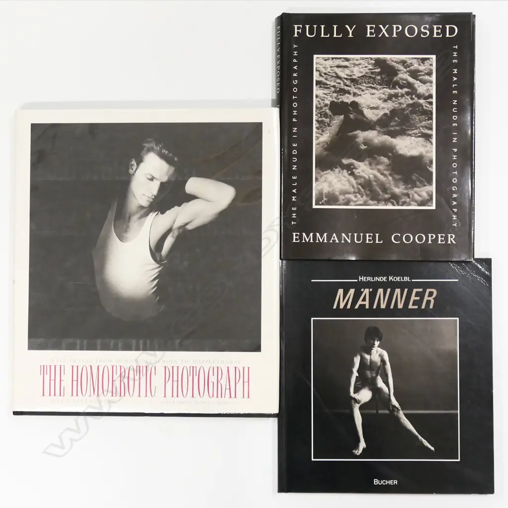 THREE MALE NUDE PHOTOGRAPHY BOOKS Image 1++